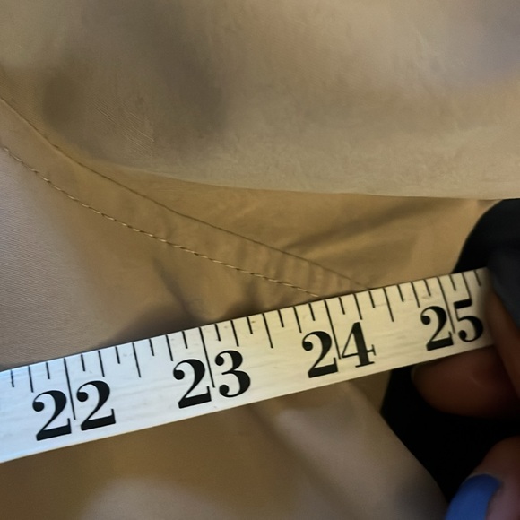 Polo Ralph Lauren. Large Golf/Wind Jacket. Beige w/ blue plaid lining - Picture 8 of 13